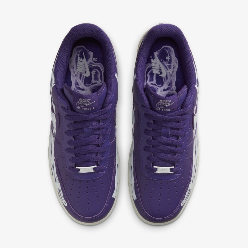 Nike Air Force 1 Skeleton Court Purple CU8067 500 Grailify